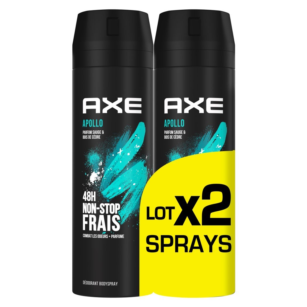 AXE AXE DÉODORANT BODYSPRAY HOMME APOLLO 48H NON-STOP